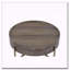 Table basse à 1 tiroir brun clair et champagne