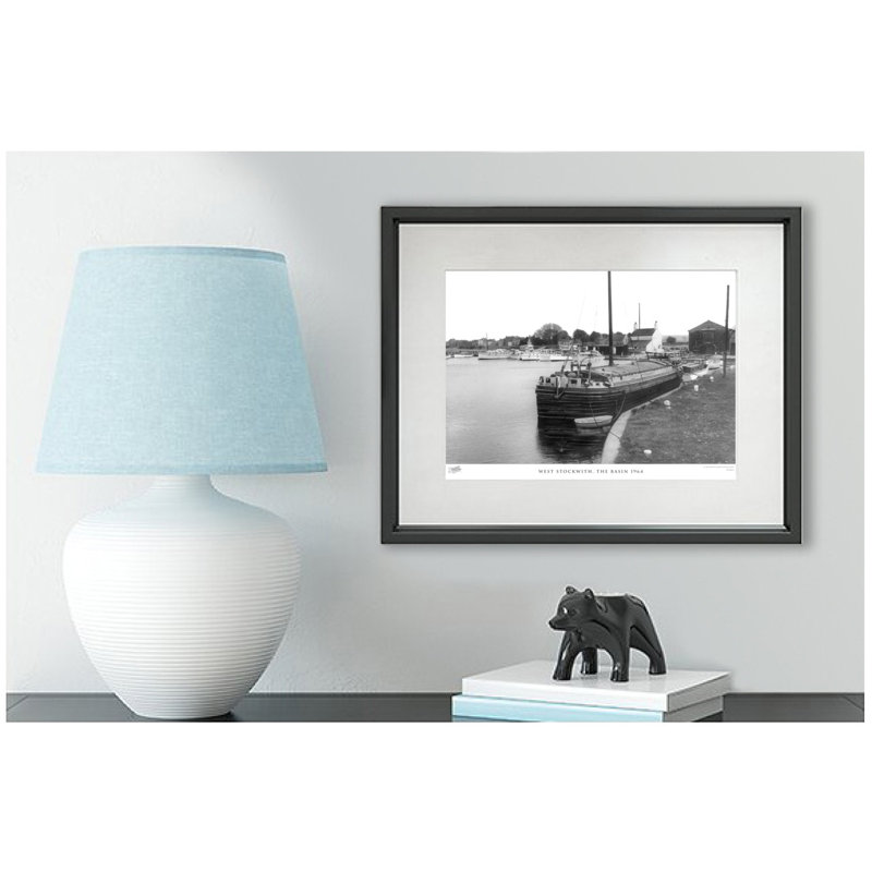 West Stockwith, The Basin 1964 - Single Picture Frame Print, 40cm H x 50cm W x 2.3cm D