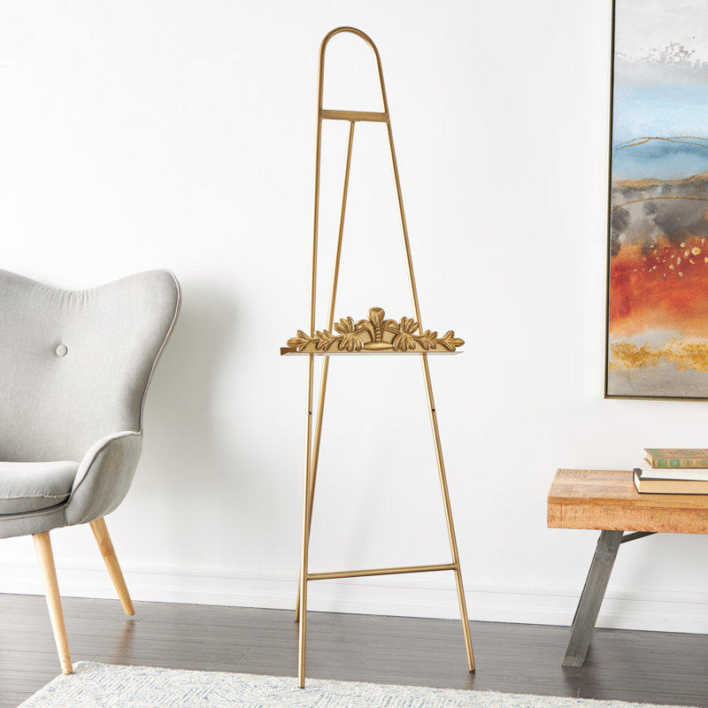 Cole & Grey Folding Metal Tripod Easel, H x 11.65"  W x 8.2"  D x 8"