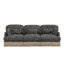 Canapé modulaire en chenille 100,3 pouces Deep Home