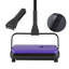 Balayeuse à tapis manuelle avec capacité de 300 ml pour la poubelle, facile à vider, largeur de nettoyage de 6,7 po pour tapis de bureau personnel, mauve, mauve-116367913