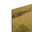 «A Stroll long the Riverbank» par River Han, art mural en métal doré, 48 po x 24 po-1275244605