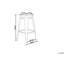 Iowa Park Counter Stool with Metal Frame-38053357