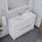 Feike 48 " W Freestanding Standard 1 Single Vanity Bathroom Vanity With Solid Surface Top-269746355