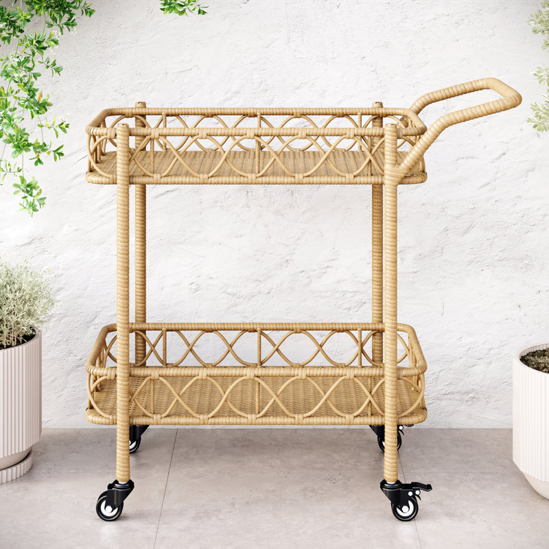 Beekman 34.5'' Wide Bar Cart