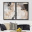 "Grunge Abstract Paint Stroke Effect", impression d'art moderne sur toile, 2 pièces-87607404-87607406-119400605