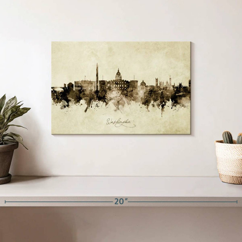 Skyline Sirci Washington DC II, H 8 po x l 12 po