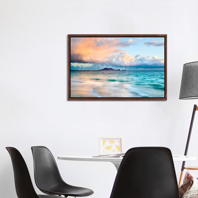 Lanikai Beach Near Honululu 1 Piece Wall Art on Canvas