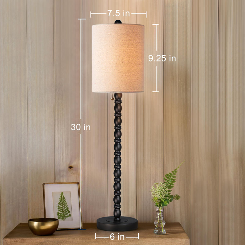 Pavanjit Buffet Lamps Table Lamps Unique Artistic Design Shade For Console Table At Landing Erea, Entryway, Buffet Or Sideboard Table At Dinning Room (Set Of 2)