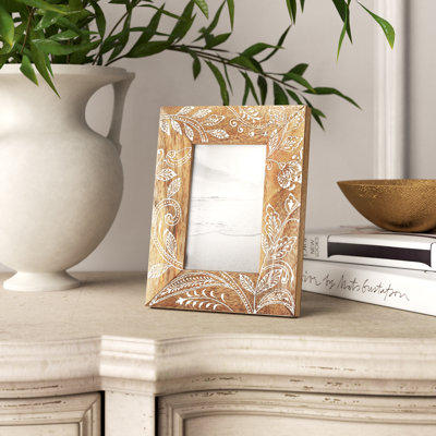 Kathline Brown Wood Matte Picture Frame
