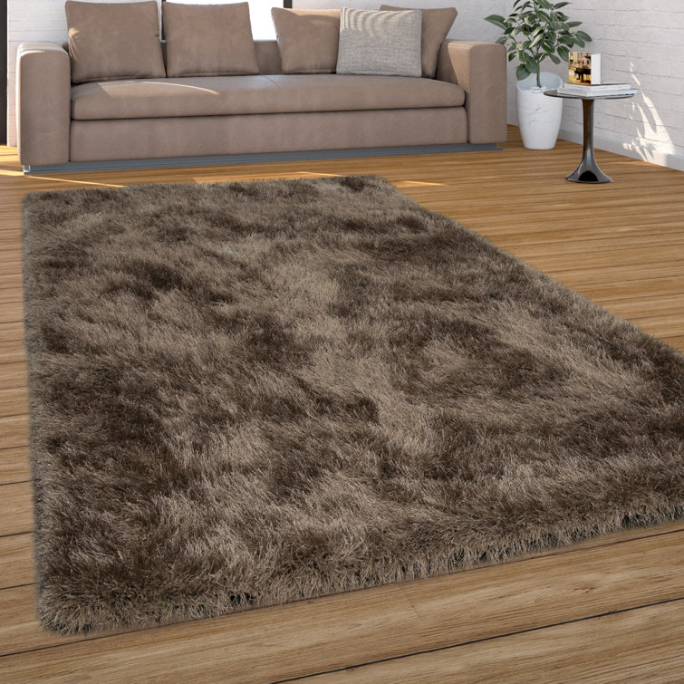 Bragg Solid Colour Shag Area Rug