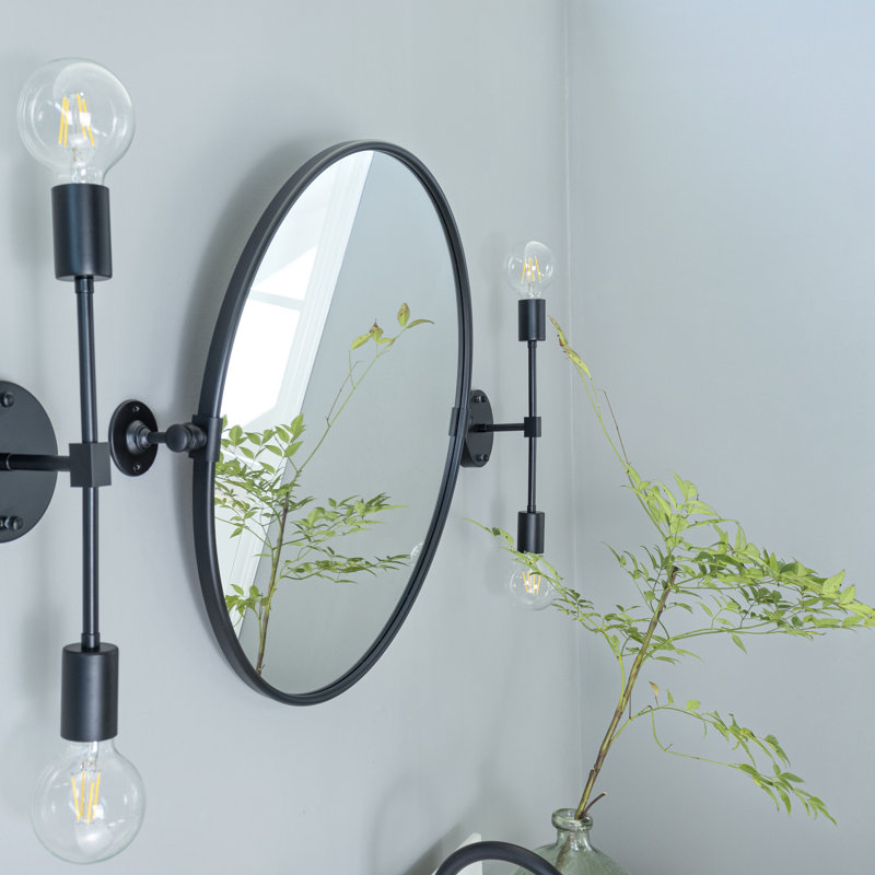 Miroir de salle de bain rond Adlina