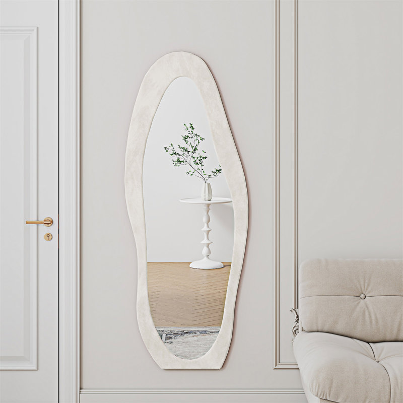 Miroir pleine grandeur, Blanc