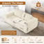 2 Seater Corduroy Sofa-1050321636