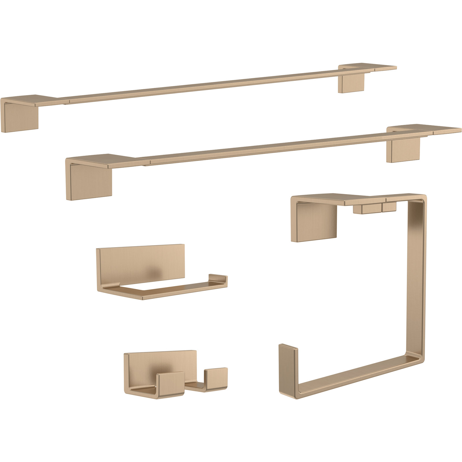 Vero Toilet Paper Holder, Brilliance Champagne Bronze