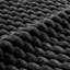 Tissu de repose-pieds en flanelle - noir