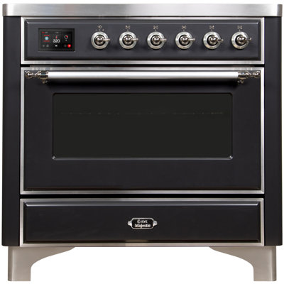 ILVE Majestic II Series 36 inch Induction Range with 5 Induction Elements (Glass Door)