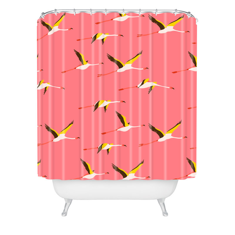 Rideau de douche simple Darieus, Crush