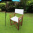 Folding Chair Of 2 - Wooden Director With Canvas Seat In White. , Strong Bearing Capacity, Easy To Clean And Breathable. Made 100% Populus Wood. Foldable For Effortless Transport Storage. Fits Any-692749170