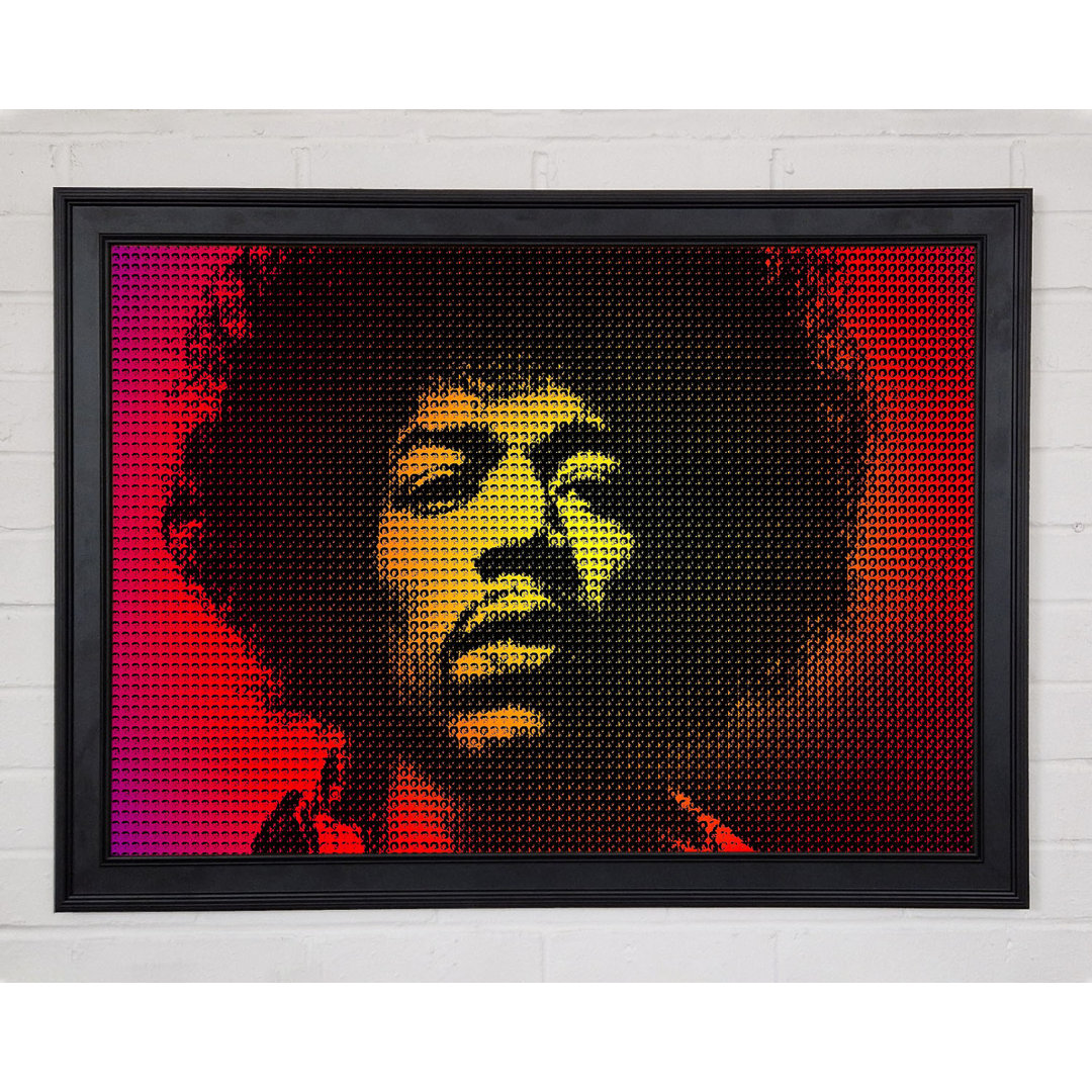 Jimi Hendrix Gesicht - Druck