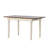  Clearwater Rectangular Solid Top Dining Table with Sturdy Leg Design, Walnut