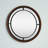 Ellis Engineered Wood Round Mirror-456348977