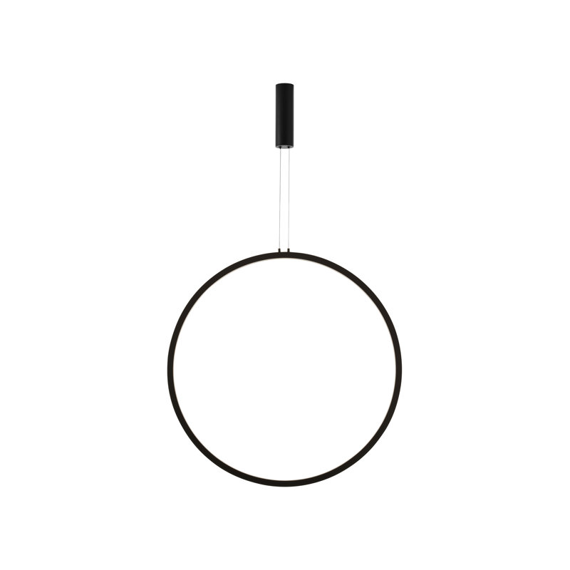 1 - Light Black LED Unique/Statement Pendant