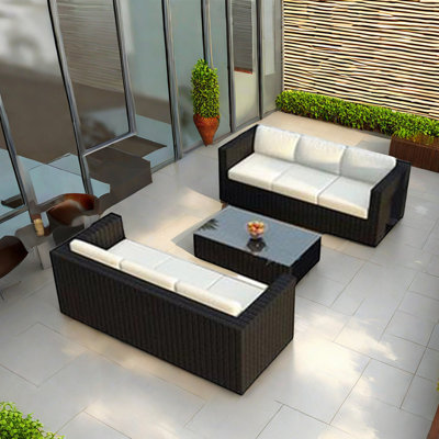 Ceirion 6 - Person Patio Conversation Set with Cushions