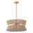 19.7" Modern Coastal 6-Light Rope Drum Chandelier-1419464537-1419464536