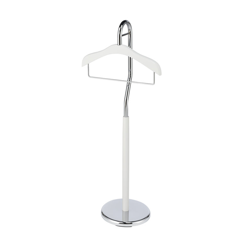 Otinel Metal Freestanding Valet Stand, White
