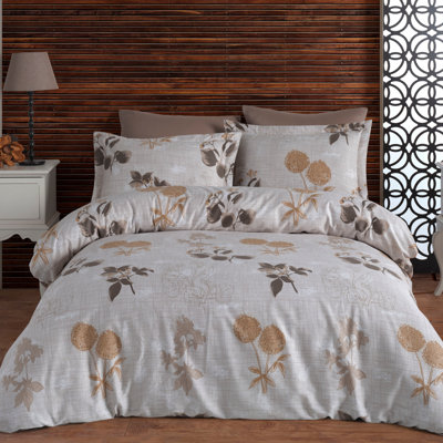 Cotton Floral Duvet Cover