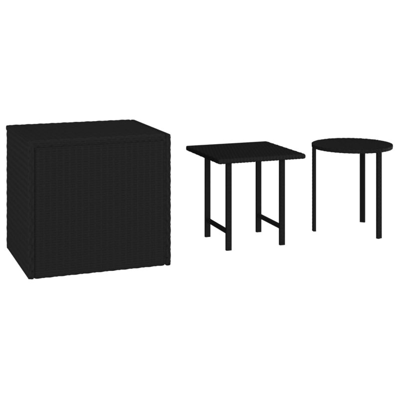 Wicker Outdoor Side Table , 50cm cm W 50cm cm D
