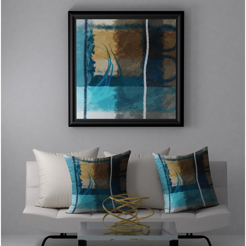 Housse de coussin carrée/insert, 18" x 18"