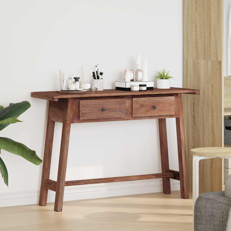 110cm Solid Wood Console Table