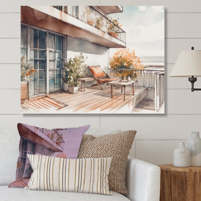 Rueban " Capturing the Bliss of a Summer Terrace II " Print
