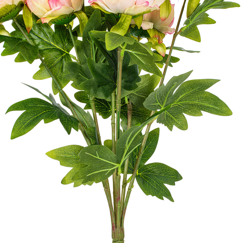Buisson de pivoines artificielles, Rose clair