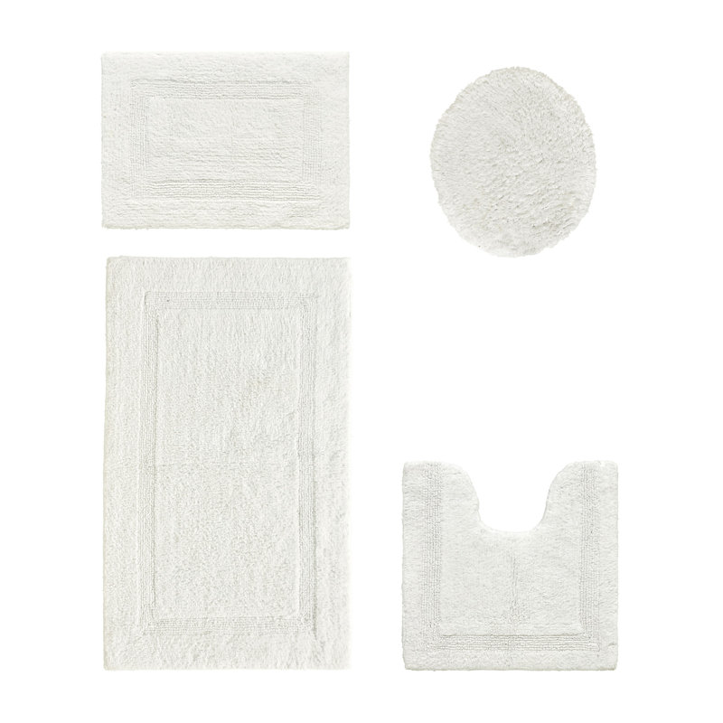 Ensemble de tapis pour salle de bain 100% coton 2370 g / m² Lux Premium, Ivoire ivoire