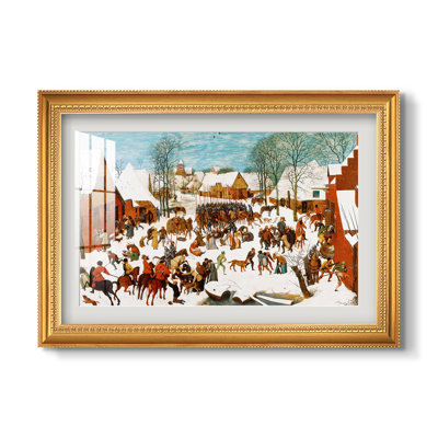 Le Massacre des Innocents, vers 1565-1567 - Pieter Bruegel l'Ancien - Estampe encadrée sur mesure