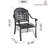 Cast Aluminum Patio Swivel Chair