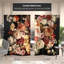 6 Ft. Tall Double Sided Vintage Flowers Canvas Room Divider-364220427