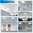 Dimmable Square Troffer Ceiling Light (Set of 4)-44461580