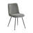 Caiddie Fabric Dining Chair with Steel Legs-1361883597