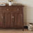 Nut-brown Solid Wood Shoe Storage Bench-1956139110