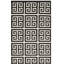 Tapis géométrique en coton tissé à la main Royalton-20658445