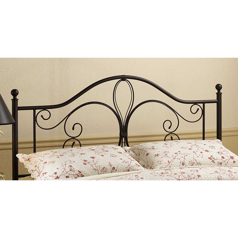 Brenneman Metal Open-Frame Headboard, King, Brown