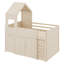 Lit mezzanine complet avec bureau, tiroirs et armoires-807067244