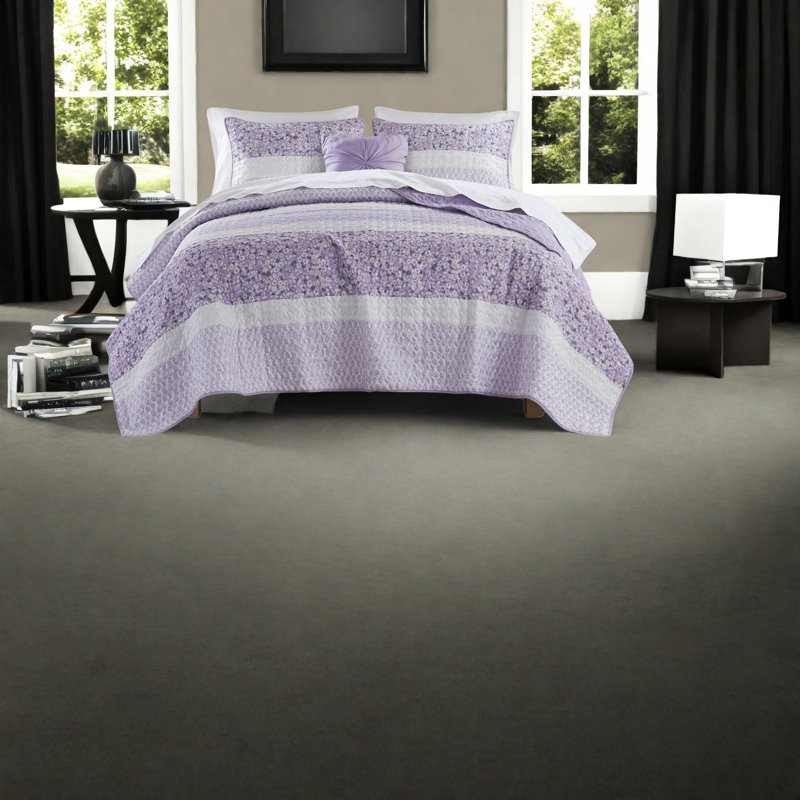 Ensembles de literie très confortables pour très grand lit, microfibre Seersucker, style maison de campagne pour la maison