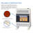 ProCom Heating Liquid Propane V/F Infrared Plaque Heater-15,000BTU, Manual Control-Model#ML150HPA-B