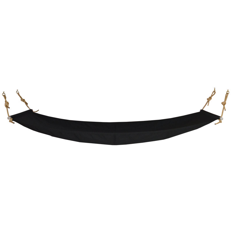 Hamac Villalobos, Noir, H 1 po x l 29 po x P 75 po