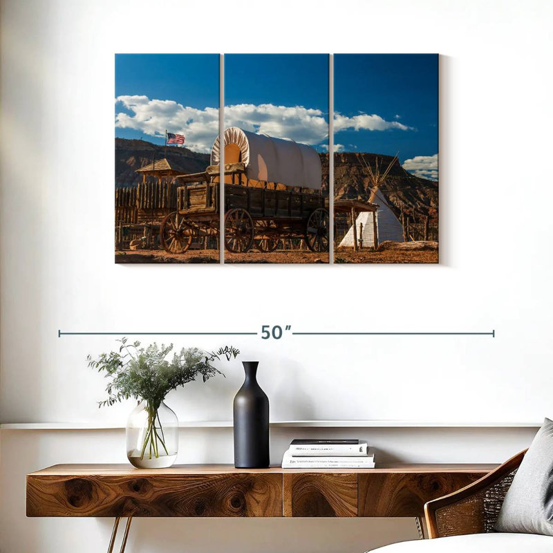 Lelar Prairie Schooner, 24" H x 38" W